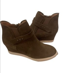 L. Paolo Brown Ankle Boots Size 6M